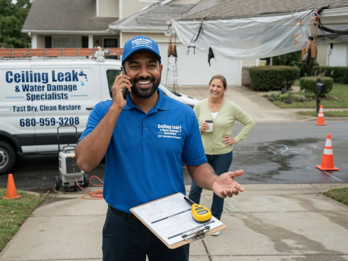 Ceiling Leak Cleanup Wakarusa, KS FAQs